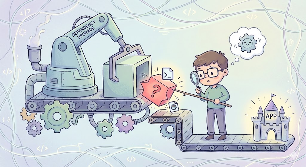 Curious Case of Embedded Executable in a Newly Introduced Transitive Dependency