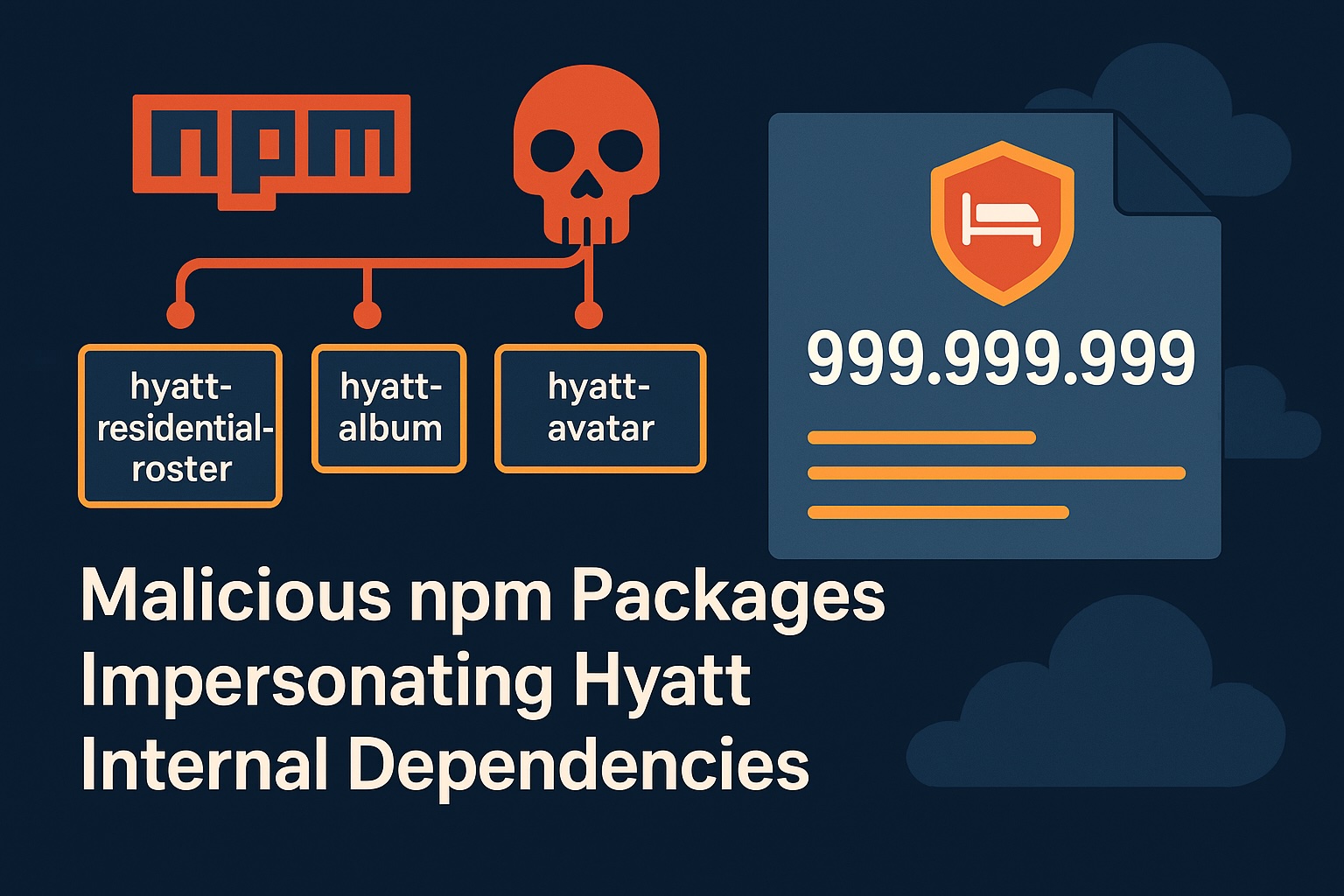 Malicious npm Packages Impersonating Hyatt Internal Dependencies