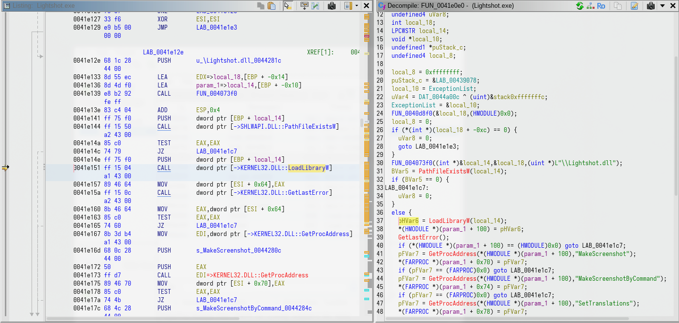 Lightshot.exe DLL Hijacking