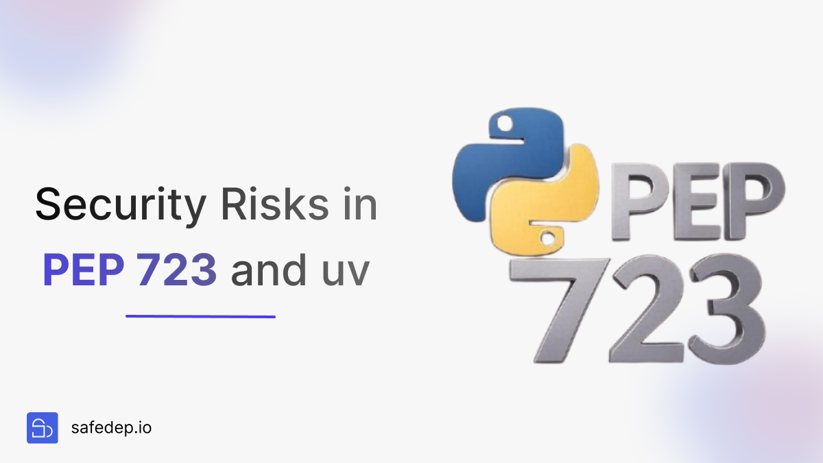 Security Risks in PEP 723 and uv: Inline Metadata Gone Wrong?