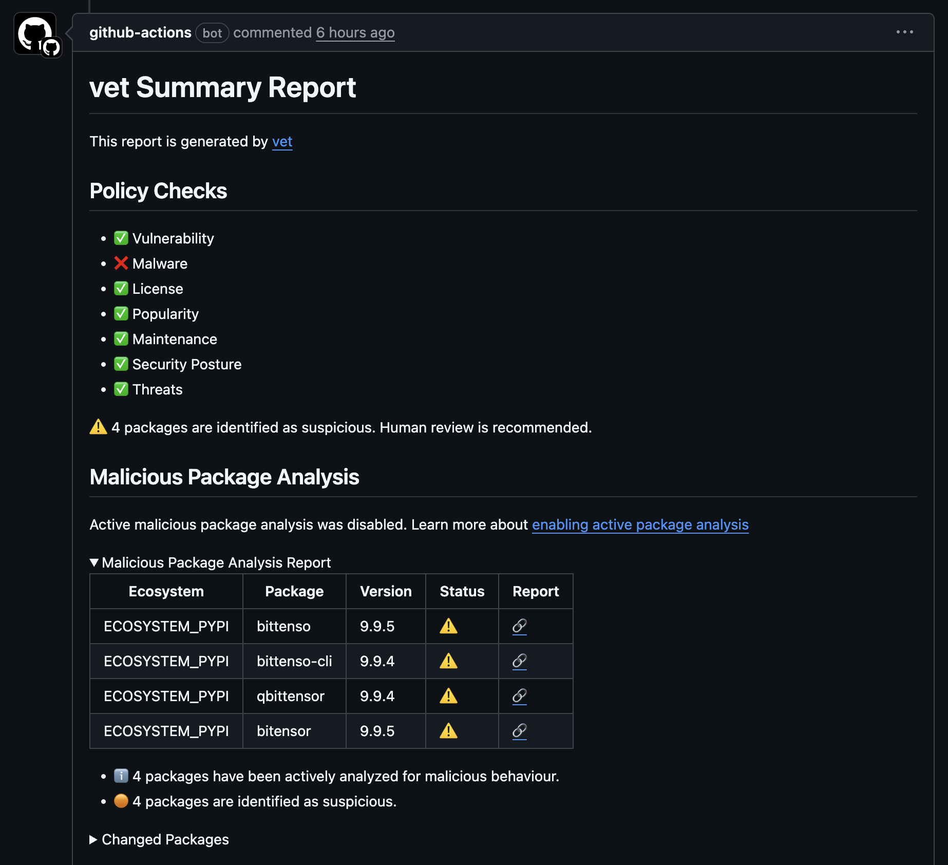 vet Bittensor Example